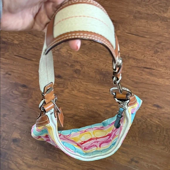 Coach Vibrant Multicolor Hobo Bag - Picture 7 of 7